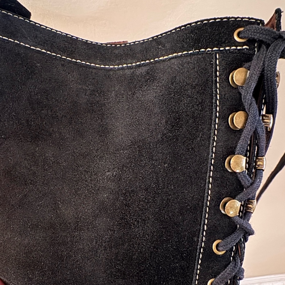 Michael Kors Black Suede Boots - Picture 6 of 15